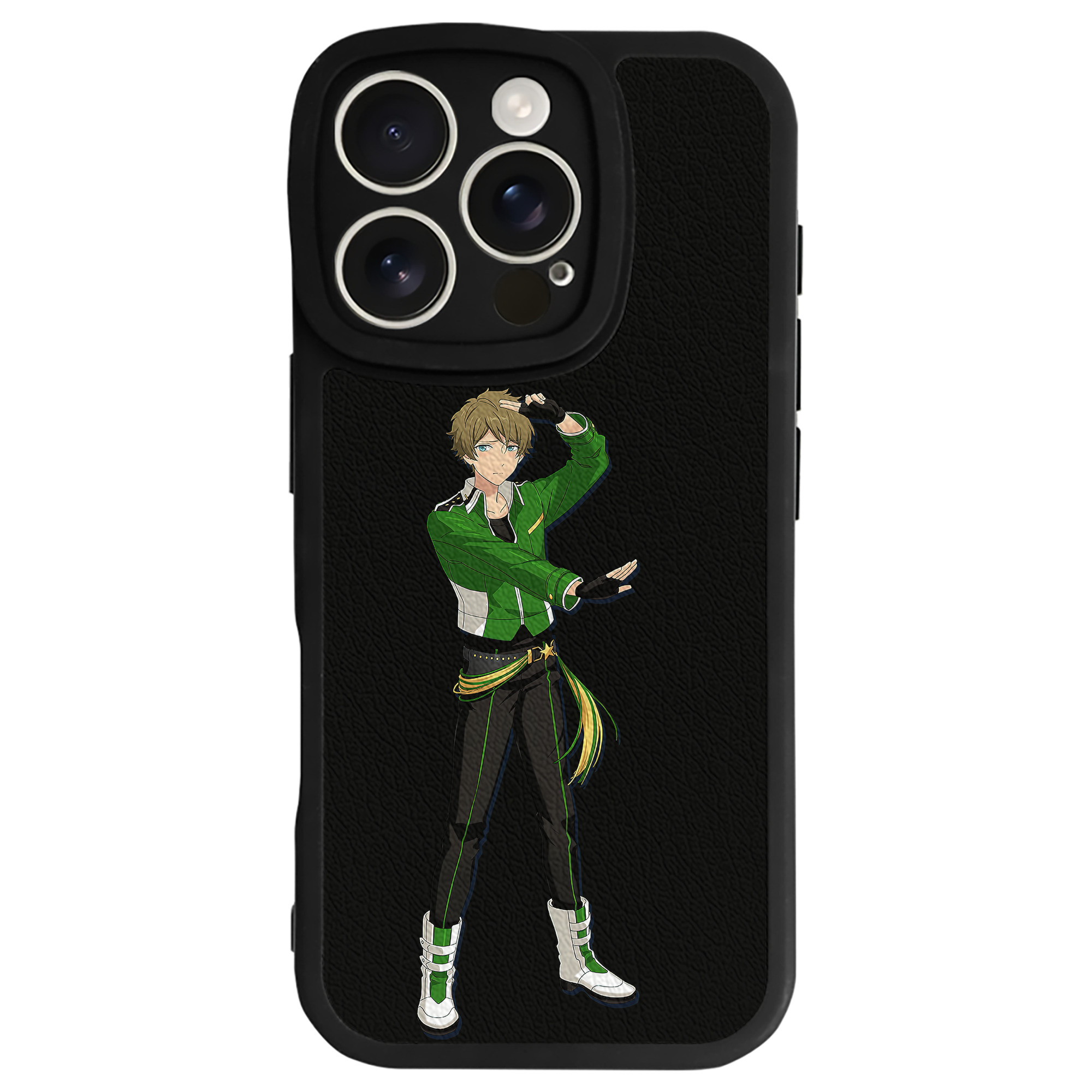 （画像用） あんさんぶるスターズ! Ensemble Stars 【iPhone 16シリーズ対応】シリコンスマホケース（レザー調） 材質：シリコン